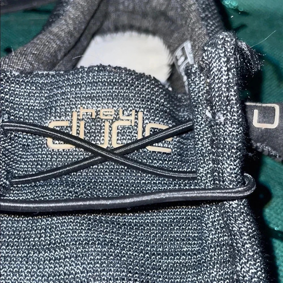 Hey Dude Black and Gray Loafers with Flexible Sole and Moccasin Design - Picture 6 of 12